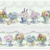 Pansy tea cup