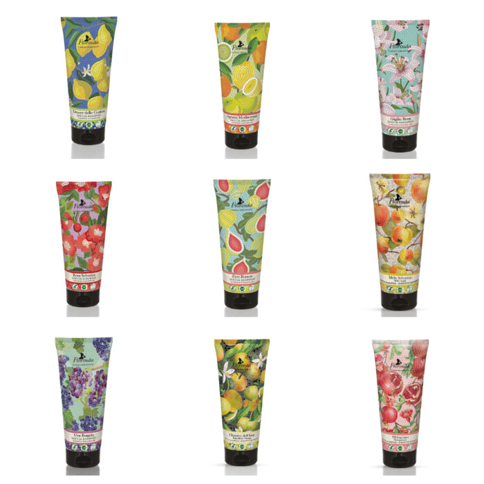 Mosaik SHOWER SHAMPOO - MIX af 9 stk. (1 af hver duft)