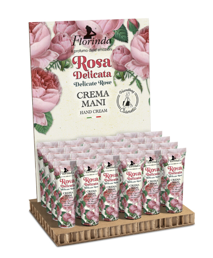 Håndcreme DELICATE ROSE 24 STK. i display - NYHED